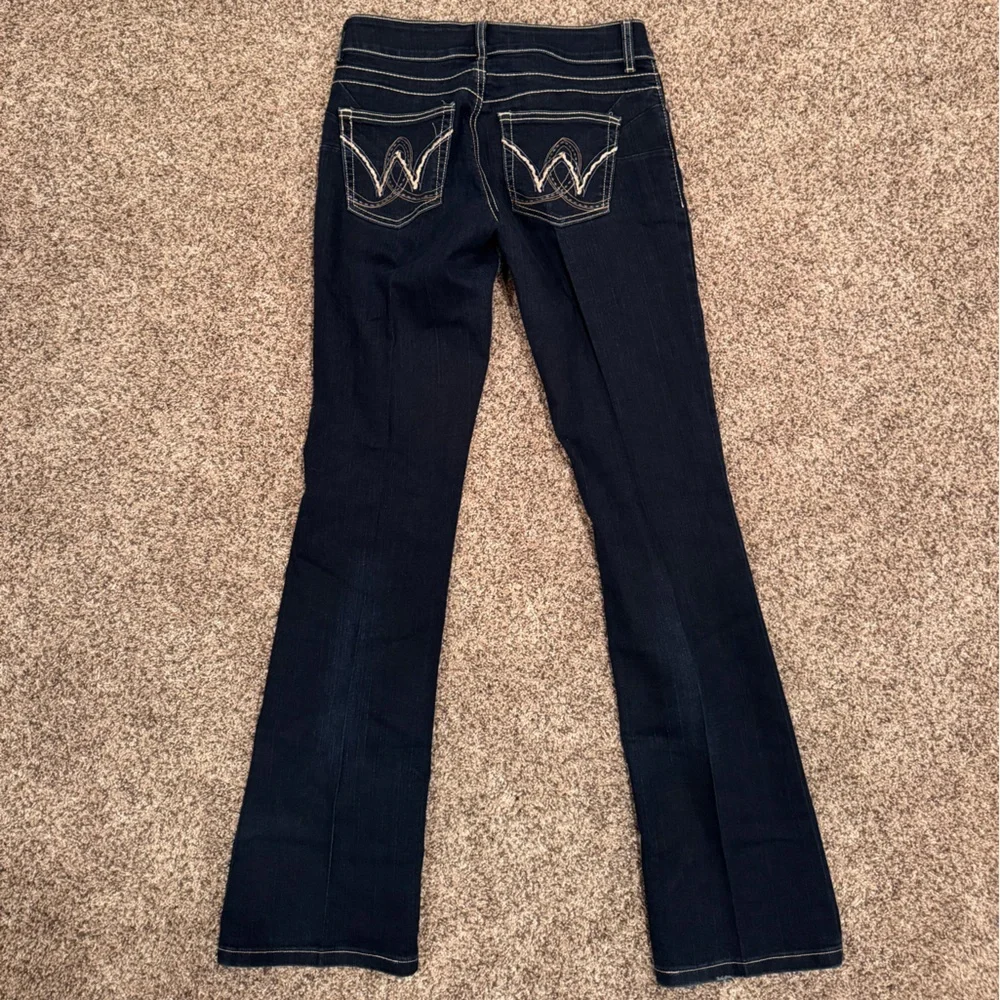 Women's Wrangler Dark Blue Jeans - Picture 4 of 4